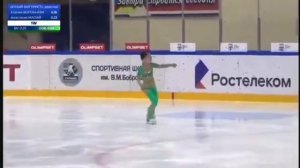 Анастасия Малай, фигурное катание. Выступление на «юный фигурист». Соревнования Ступино, 02.11.2023