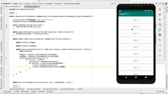 How to Change Background of CardView in RecyclerView? смотреть онлайн