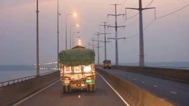 HE Volvo 9681 Approaching on Jamuna Bridge