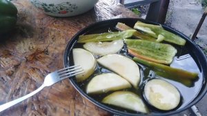 Кабачки на мангале