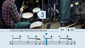 Drum Lesson (Drumeo) - Пятиминутное занятие ногой на бас-бочке. BKR