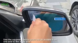 Водоотталкивающая наклейка на зеркало заднего вида