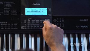 Casio CT-X800 - Sequencer