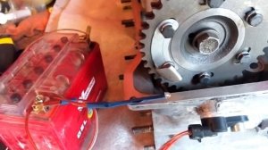 Датчик фаз на классику в штатное место и под двухрядный цепь.