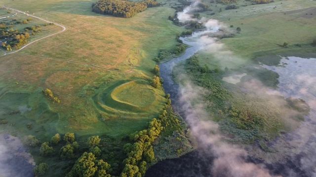 Остатки городища у деревни Махринка, Тульская область, Венёвский район.