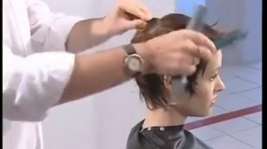 Укладка феном коротких волос