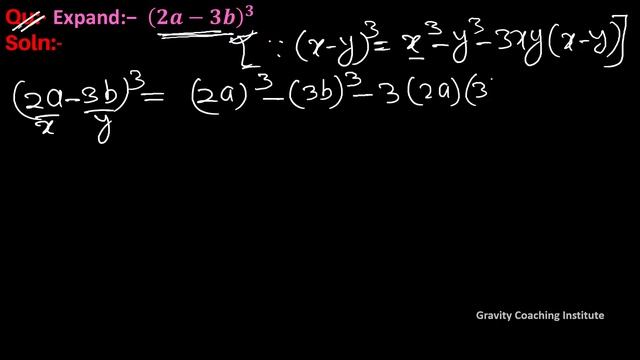 Q81 | Expand (2a-3b)^3 | Find the cube of 2a-3b | Expand 2a - 3b whole cube | Class IX смотреть онлайн