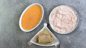 Жареная фета с кунжутом - видео рецепт