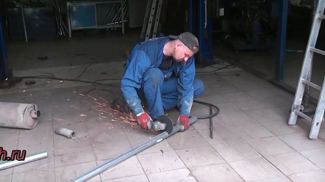 Замена глушителей Грейт Вол .Замена  глушителей в СПБ.