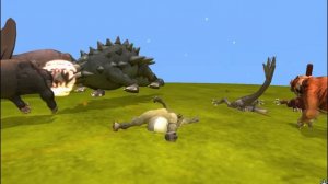 Dinosaurs vs Animals Turf War | Dino vs Animal [S2] | SPORE