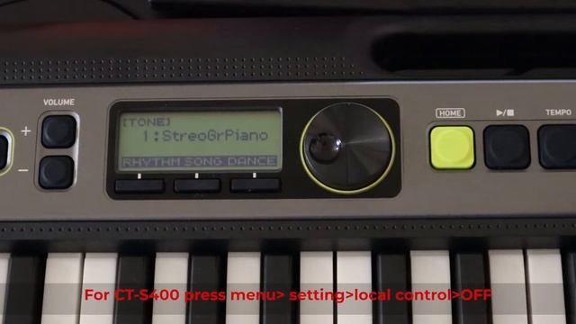Using Casiotone CT-S400 For MIDI And Audio Recording Windows, Mac
