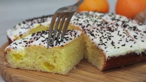 Воздушный пирог с апельсинами. Пирог быстро и вкусно