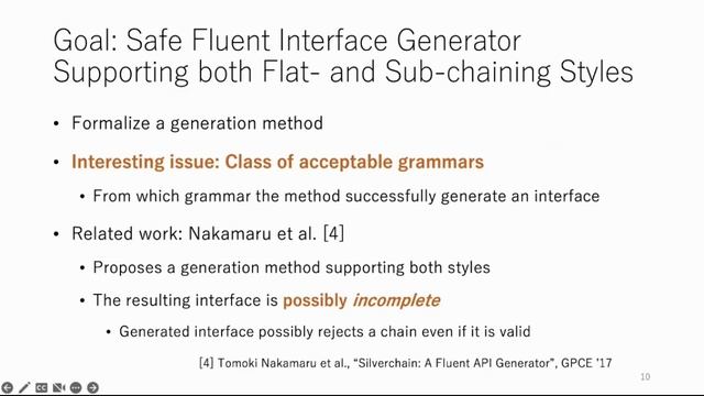 [SLE] Yet Another Generating Method of Fluent Interfaces Supporting Flat- and Sub-chaining Styles смотреть онлайн