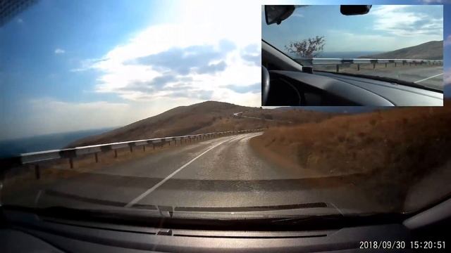 Горная трасса Судак - Алушта (участок Морское - Приветное) часть 2
