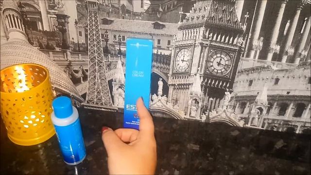 Балаяж дома.  краска для волос  - эстель .  тонирование 8 1