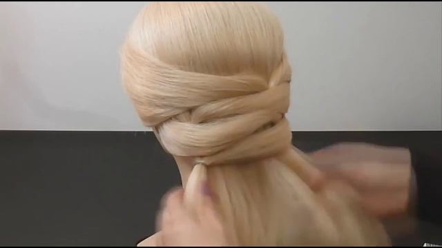 КРАСИВАЯ ПРИЧЕСКА СВОИМИ РУКАМИ - ПРОСТО - МОДНО - СТИЛЬНО! смотреть онлайн