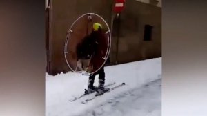На лыжах с мотором по Мадриду