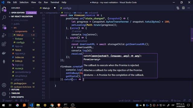 Form Validation with React Hook Form #5 ( Adding the Post )