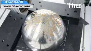 3d 50w fiber laser marking machine for Sphere Round object Engraving