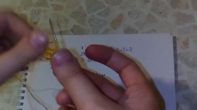 Фриволите иглой. Урок 7. Цветок с бисером.