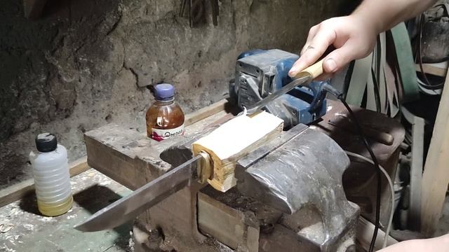 Финский нож из шведского подшипника, сталь SKF