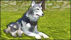 ВОЛЧЬЯ СЕМЬЯ настоящая жизнь зверей в диком лесу симулятор жизни животных в   видео от #ФГТВ