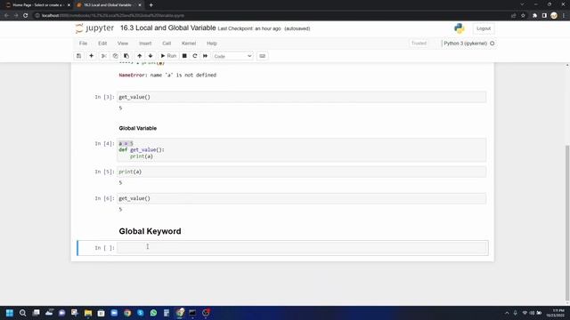 16.3 Local and Global Variable || Python Programming Crash Course in Nepali || NextStep InfoTech