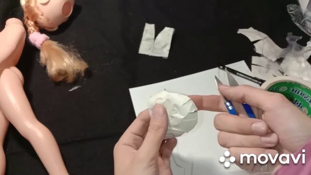 Выкройка- основа для куклы, рукав смотреть онлайн