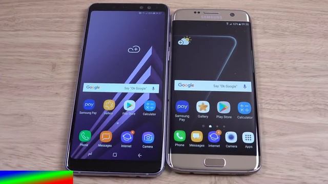 Samsung Galaxy A8 Plus 2018 vs S7 Edge SPeed Test??? смотреть онлайн