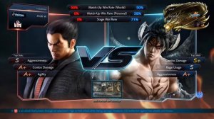 Tekken 7 Full Match - Kazuya (hideallnice) vs. Devil Jin (Dale) (Online Quick Match)