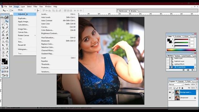 How to Apply Imagenomic Portrait Filter In Photoshop 7.0 Tutorial - 3 Step Only