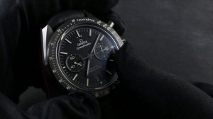 Omega Speedmaster Moonwatch Dark Side of the Moon Pitch Black 311.92.44.51.01.004 Showcase Review
