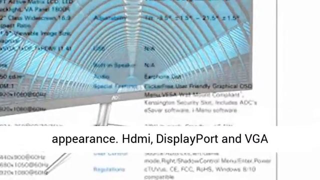 AOC C32V1Q 31.5" Full HD 1920x1080 Curved Monitor смотреть онлайн