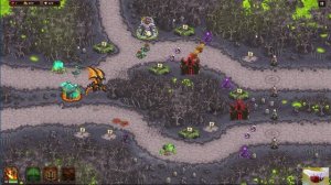 Kingdom Rush Vengeance (Безумец)  → 26. Возвращение В Гнилой Лес -- Героическое и Железное Испытания