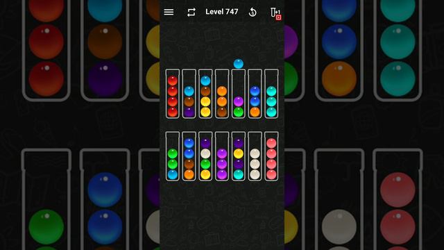 Ball Sort Color Water Puzzle Solution Level 747 смотреть онлайн