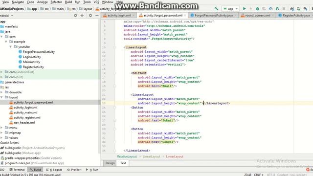 part-14 Android app frontend&backend in android studio and laravel-forgot password ||by Techies Tim