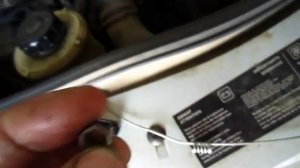 Замена троса газа Рено Логан  (Renault Logan)