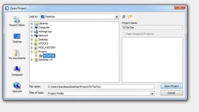 Java GUI Tic Tac Toe Game Tutorial - 2 - How To Open Project File In Netbeans IDE - Hindi смотреть онлайн
