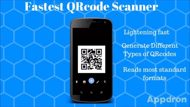 Fastest  QR Code Scanner and Generator  -Appdron Machine Intelligence