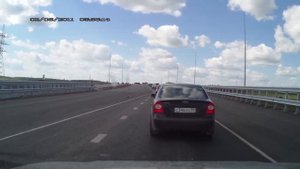 Кусок новой дороги Пермь-Кунгур