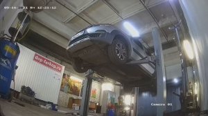 Установка фаркопа и сетки в бампер на Lada Largus 2021 год. MOTODOR, арт. 92101-A, 10BK_100x25