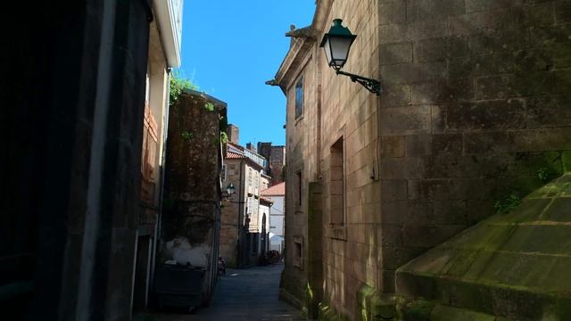PASEO SANTIAGO DE COMPOSTELA | WALK SANTIAGO DE COMPOSTELA | ПРОГУЛКА САНТЬЯГО ДЕ КОМПОСТЕЛА | 4K