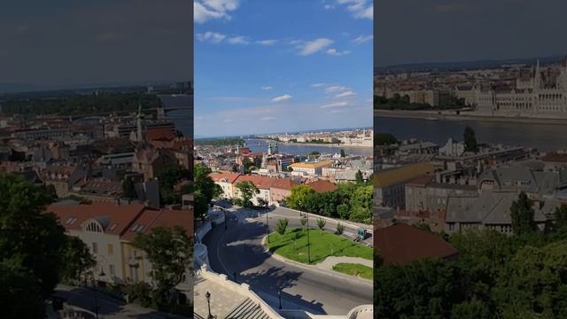 The Amazing Budapest - View from Fisherman's Bastion #Budapest #shorts #Hungary