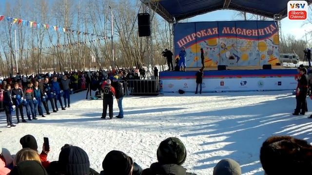 Кулачные бои Масленица в г.Красноярск || Fist fights смотреть онлайн