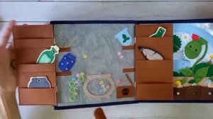 Книга Гарри Поттер из фетра