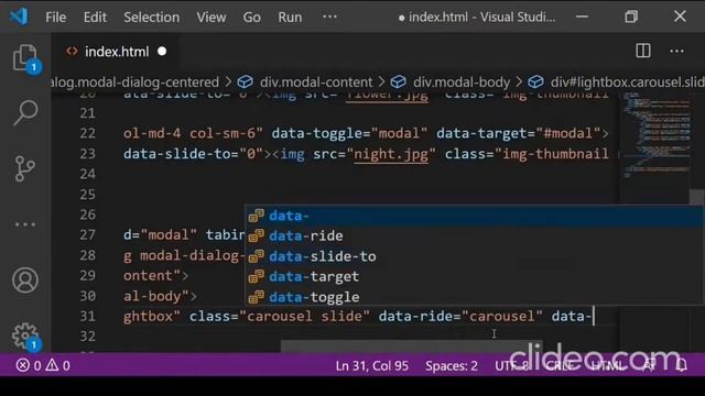 Creating Lightbox Step-by-Step using HTML, CSS, and Bootstrap.