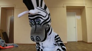 Зебра Марти ростовая кукла Мадагаскар обзор готовой