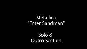 Как играть на гитаре Enter Sandman - Metallica ч.3 Соло и Окончание