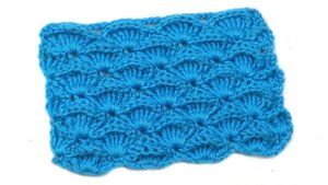 Рельефный узор с веерочками