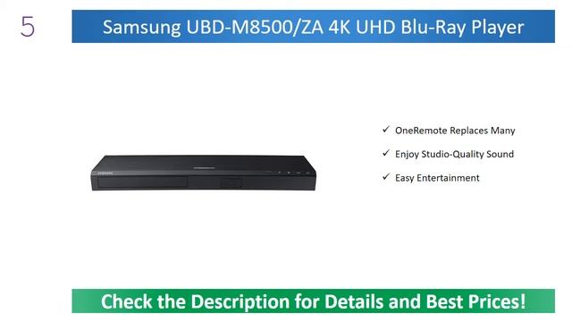✅ 9 Best Blu Ray Players 2022 || Best Region Free 4k Blu Ray Player ?